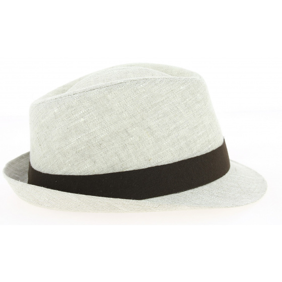 Chapeau Trilby Jakarta Lin Naturel - Fléchet