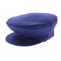 Engineer Cap with Soft Visor - Blue