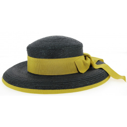Chapeau Capeline Hepburn Paille Naturel - Fléchet