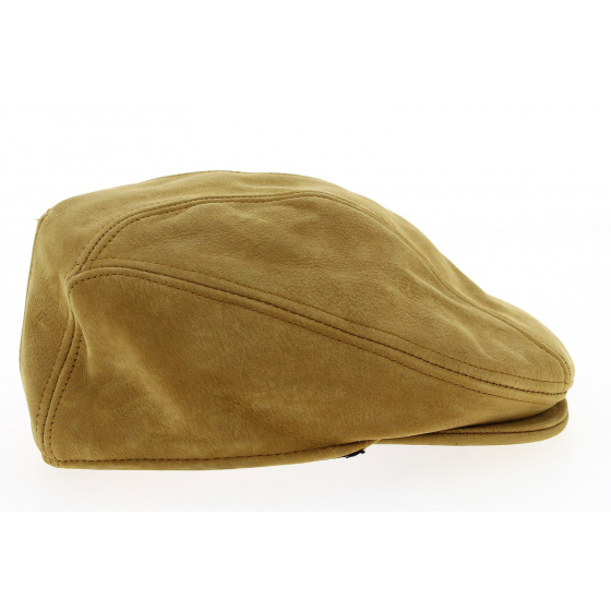 Camel Leather Tanque Cap - Stetson