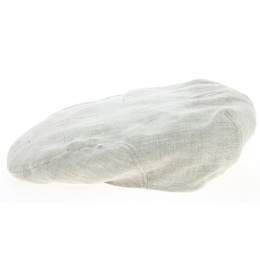 Casquette Plate Birghton Lin Beige - Crambes