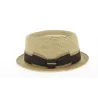 Chapeau PorkPie Indian Wells Papier Beige- Traclet Reference : 9511 | Chapellerie Traclet
