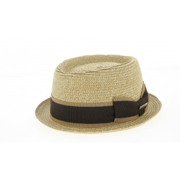 Chapeau PorkPie Indian Wells Polyester Beige - Traclet