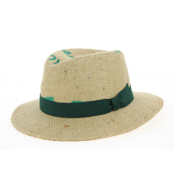 Gorizia Jute Canvas Traveller Hat Beige -Traclet