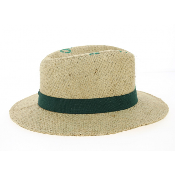 Chapeau Traveller Gorizia Toile de Jute Beige -Traclet Chapeau Traveller Gorizia Toile de Jute Beige -Traclet