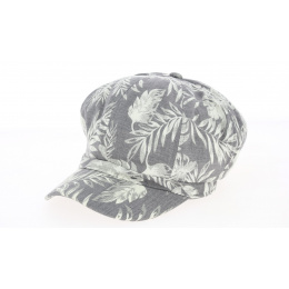 Casquette Gavroche Rétro Été Futuna Coton Gris - Traclet