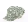 Retro Summer Futuna Cotton Newsboy Cap Olive - Traclet Reference: 9515 | Chapellerie Traclet