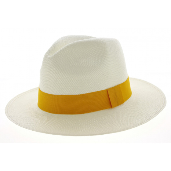 Tanti Panama White Fedora Hat - Traclet