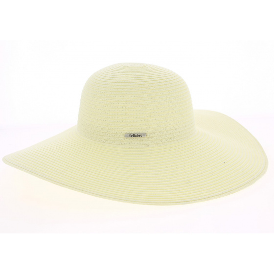 Puglia Natural Paper Straw Wide-Brimmed Hat - Traclet