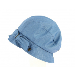 Blue Vivans Cloche Hat - Traclet