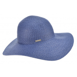 Blue Summer Wide-brim Hat Lea - Seeberger