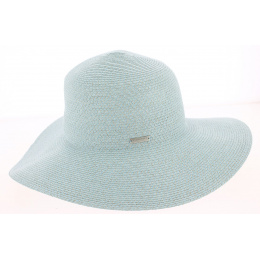 Sky Blue Lea Summer Wide-Brimmed Hat - Seeberger