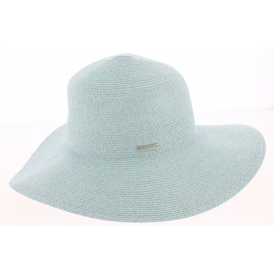 Sky Blue Lea Summer Wide-Brimmed Hat - Seeberger