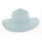 Sky Blue Lea Summer Wide-Brimmed Hat - Seeberger