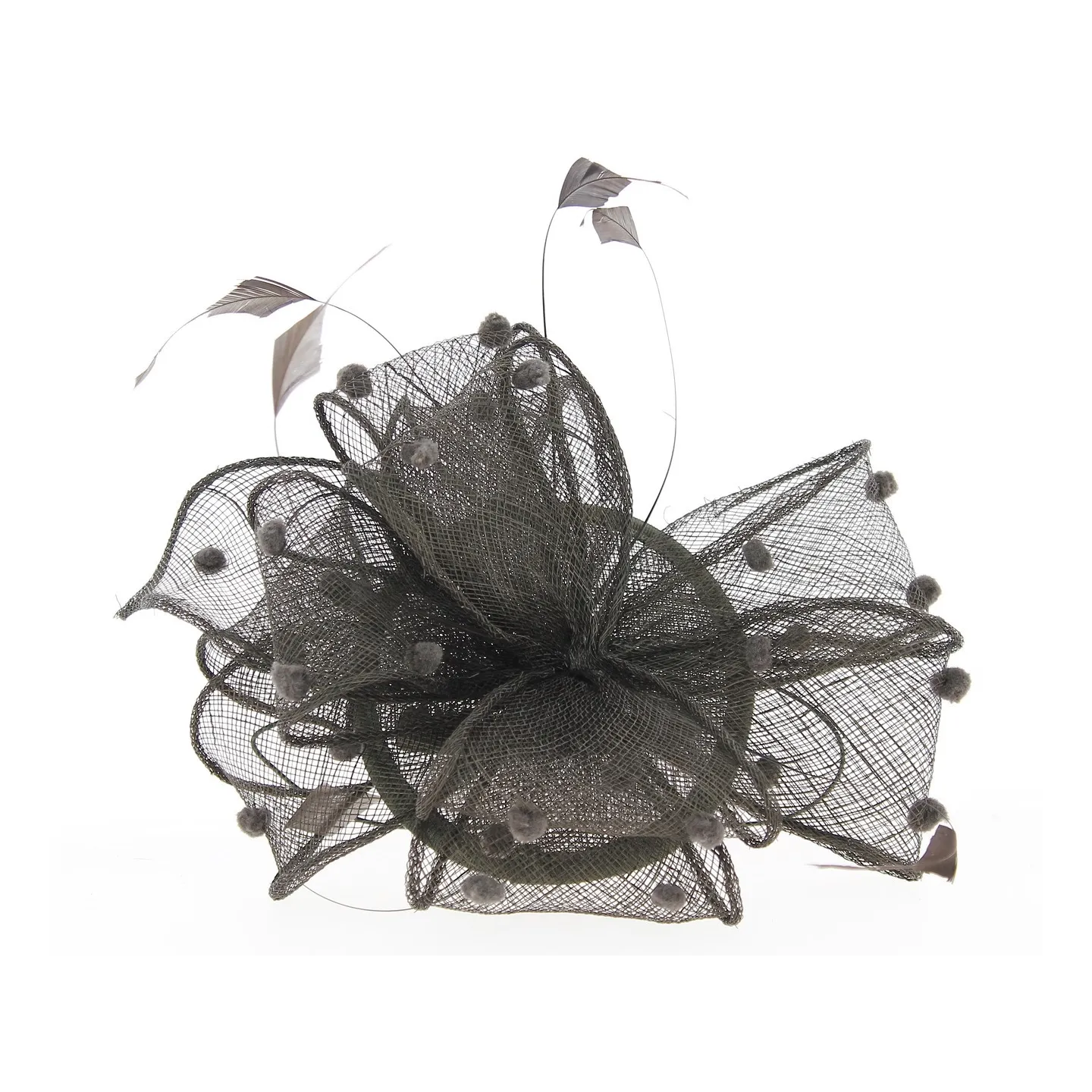 Gray Ceremony Clip - Traclet Reference: 3409 | Traclet Hatmakers