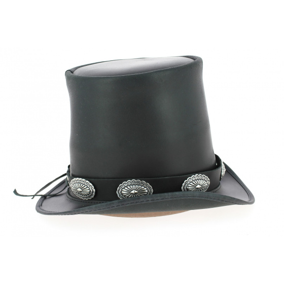 Slash's Hat - leather top hat Slash's Hat - leather top hat
