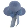 Casquette De Soleil Clara Paille Papier Marine- Traclet Reference : 9558 | Chapellerie Traclet