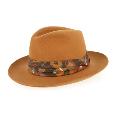 chapeau feutre poil orange Reference : 1631 | Chapellerie Traclet