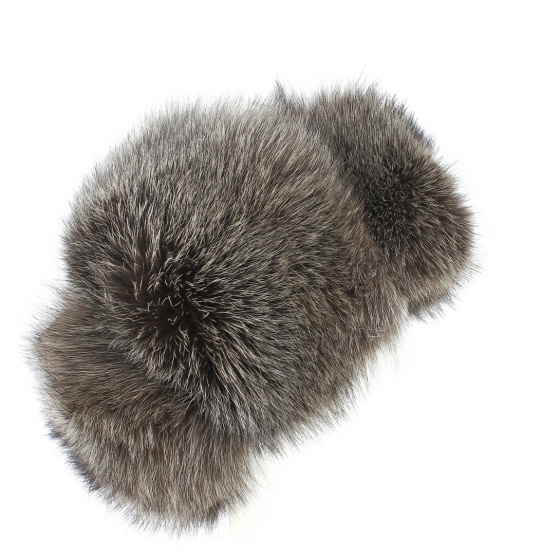 Toque Bluefrost Fourrure Renard Marron- Traclet 