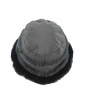 Black Rex Microfiber & Rabbit Fur Beanie - Traclet