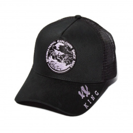 Black Explorer Trucker Cap - King Apparel