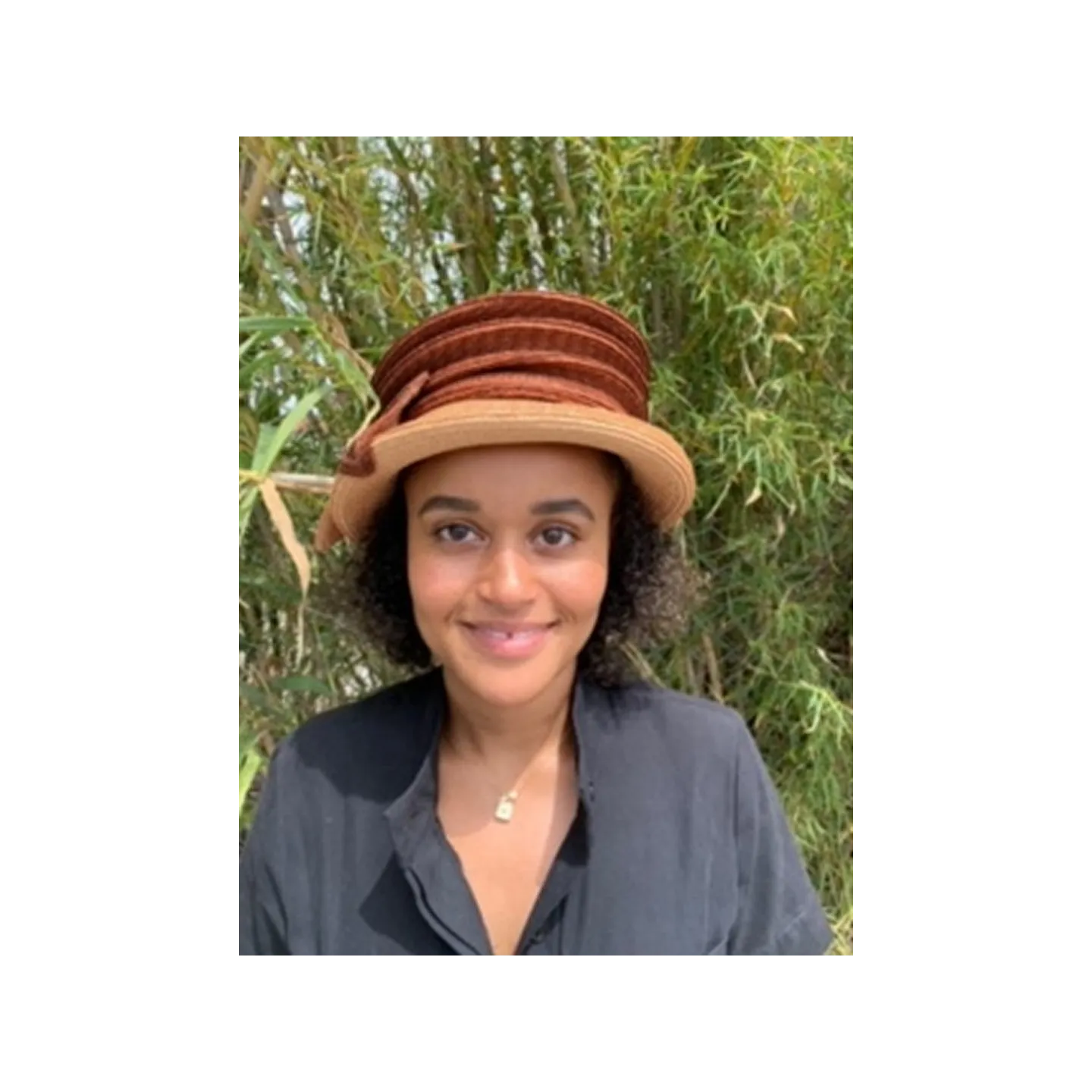 Chapeau de Cérémonie Elyse Paille- Traclet  Reference : 9573 | Chapellerie Traclet