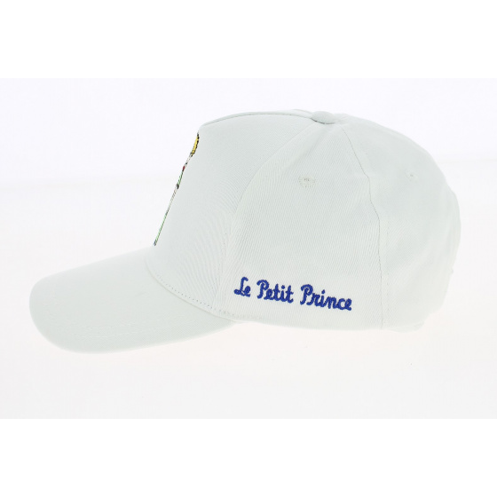 White Cotton The Little Prince Strapback Baseball Cap - The Little Prince