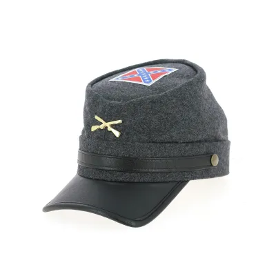 Confederate Anthracite Wool Cap - Traclet Reference: 9588 | Traclet Hat Shop