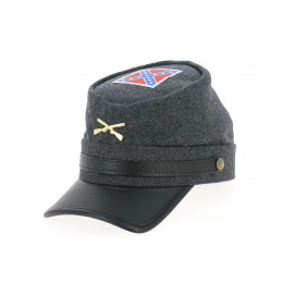 Confederate Anthracite Wool Cap - Traclet