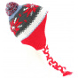 Red children's Peruvian beanie