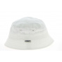 White children's bucket hat