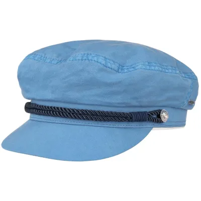 Casquette Riders Coton & Lin Bleue- Stetson Reference : 9598 | Chapellerie Traclet
