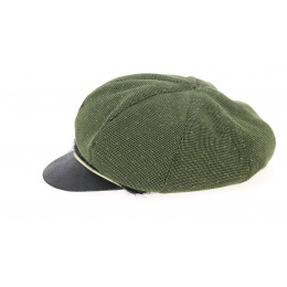 Casquette Gavroche lin - Ardoise