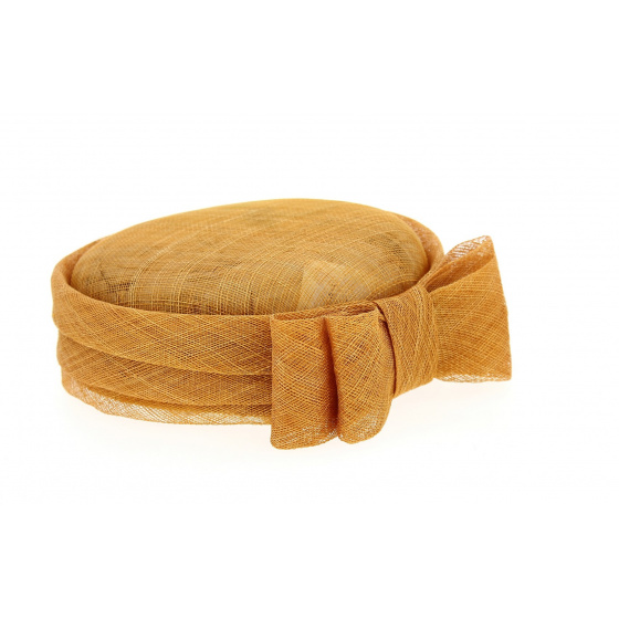 Carla Bruni Orange Hemp Ceremonial Hat - Traclet