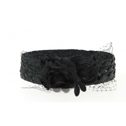Bandeau de Cérémonie Noir Léonie- Traclet