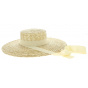 Natural Straw Toulousian Hat - Traclet