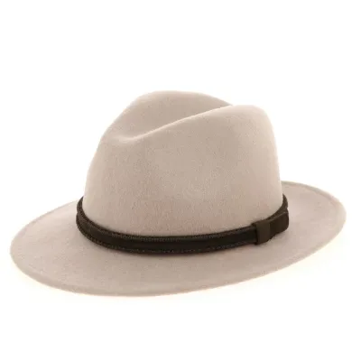 Chapeau Traveller Adela Feutre Laine Beige- Mtm Reference : 6125 | Chapellerie Traclet