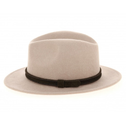 Adela Traveler Hat Wool Felt Beige - Traclet