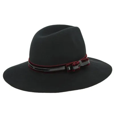 Chapeau Traveller Leonardo Feutre Laine Noir- Traclet Reference : 9630 | Chapellerie Traclet