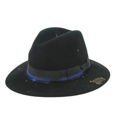 Black Wool Felt Traveller Hat Gianni - Traclet  Reference: 9631 | Traclet Hatmakers