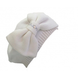 Bella Cotton White Summer Beret - BeBeret
