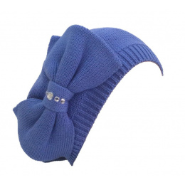 Summer beret Bella Cotton Blue- BeBeret 