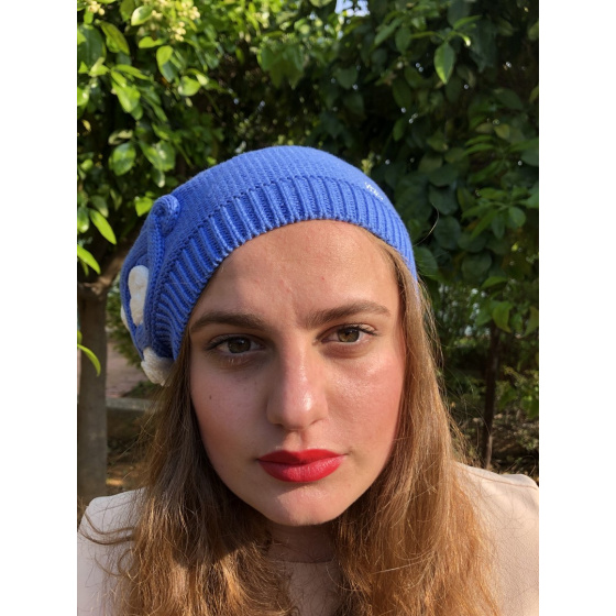 Béret été Elipsse Coton Bleu- BeBeret