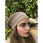 Sacha Beige Cotton Beret- BeBeret