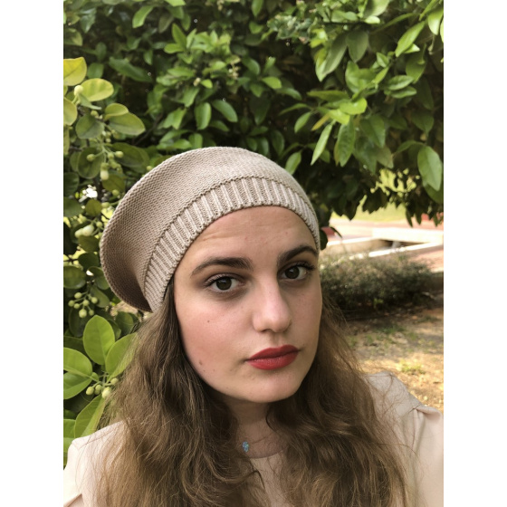 Béret Sacha Coton Beige- BeBeret