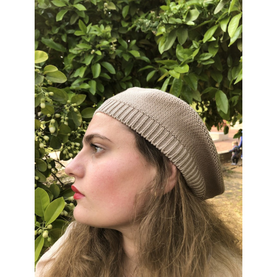 Béret Sacha Coton Beige- BeBeret