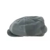 8-Panel Buffalo Leather Cap in Anthracite Gray - Traclet  Reference: 9675 | Traclet Hat Shop