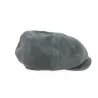 8-Panel Buffalo Leather Cap in Anthracite Gray - Traclet  Reference: 9675 | Traclet Hat Shop