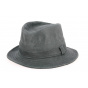 Traveller Nappa Leather Hat Anthracite Grey- Traclet