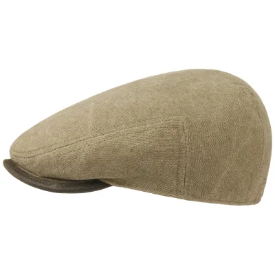 Casquette Plate Canvas Coton- Stetson  Reference : 9680 | Chapellerie Traclet